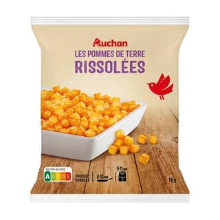 Auchan Pommes de terre rissolées, 1kg