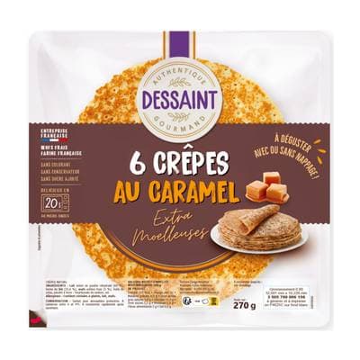 Daniel Dessaint Crêpes Caramel, 6 crêpes - 250g