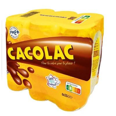 Cacolac Boisson lactée au chocolat, 6x25cl