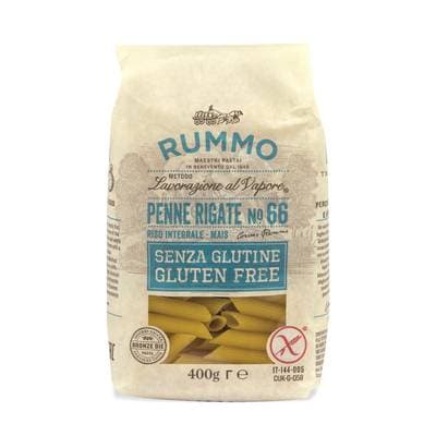Rummo Pâtes Penne Rigate N°66 sans Gluten Premium, 400g