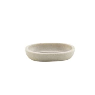 Douceur D Interieur Porte-savon polyresine unie gris, 1 pièce