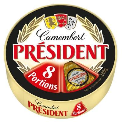 Président Camembert, 8 portions -240g