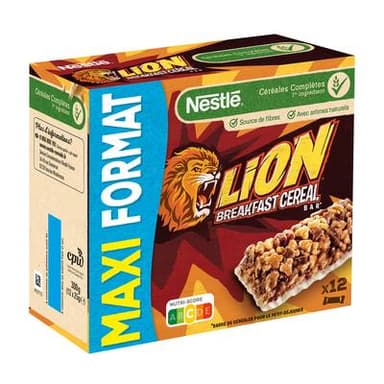 Lion Barres de Céréales Maxi format, 12 barres