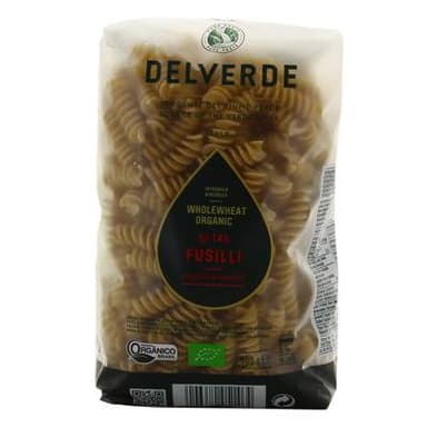 Delverde Pâtes Fusilli N°146 semoule de blé dur complète bio, 500g