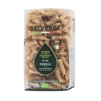 Delverde Pâtes Fusilli N°146 semoule de blé dur complète bio, 500g