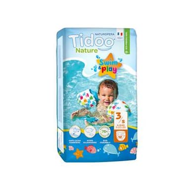 Tidoo Nature Swim & Play - Couches T3 - (4-9kg), 12 couches