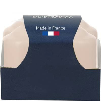Ambiances Devineau Bougies cylindriques 28h Ivoires, 4 bougies