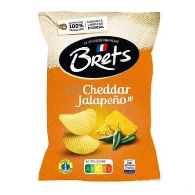 Bret's Chips Cheddar, 125g