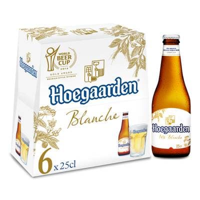 Hoegaarden Bière blanche 4.9°, 6x25cl