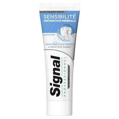 Signal Dentifrice Sensibilité Protection Minérale Blancheur, 75ml