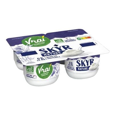 Vrai Skyr Bio Nature, 4x100g