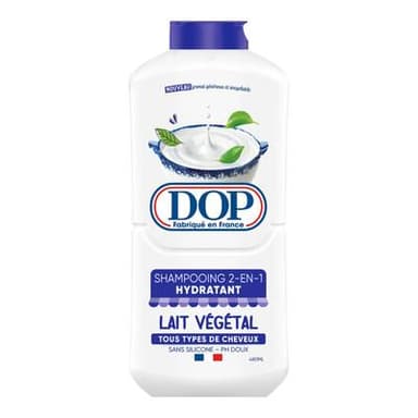 Dop Shampoing 2 en 1 lait vegetal, 480ml