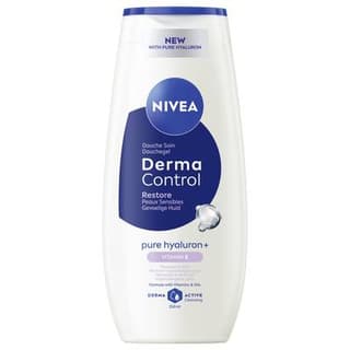 Nivea Gel Douche Derma Control Restore Peaux Sensibles, 250ml