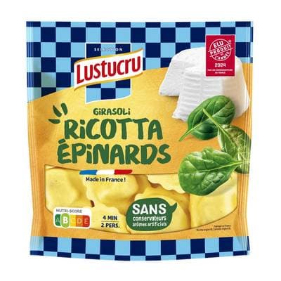 Lustucru Girasolli Ricotta Epinard, 250g