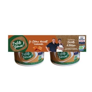 J'achète Fermier Crème Dessert au Caramel, 4x100g
