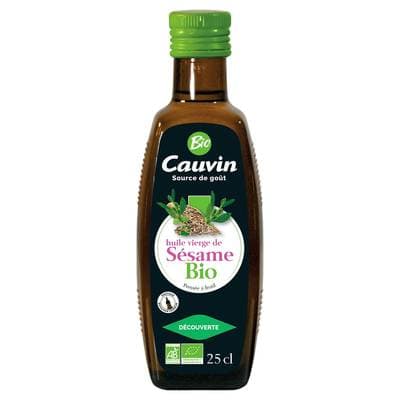 Cauvin Huile vierge de sésame bio, 25cl