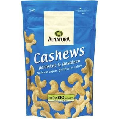 Alnatura Noix de cajou grillée salée bio, 100g