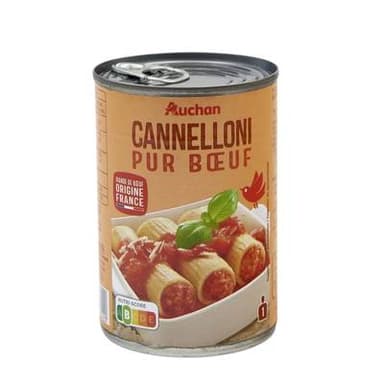 Auchan Cannelloni pur bœuf, 400g