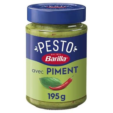 Barilla Sauce Pesto Basilic et Piment, 195g