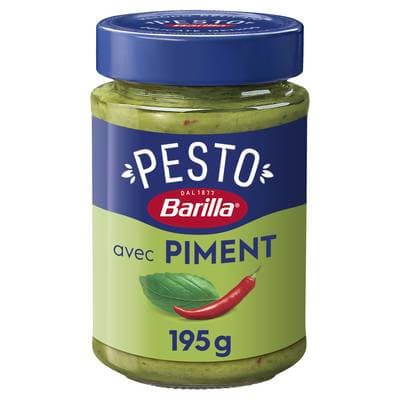 Barilla Sauce Pesto Basilic et Piment, 195g