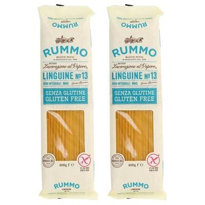 Rummo Pâtes Linguine N°13 Sans Gluten Premium, Lot de 2x400g
