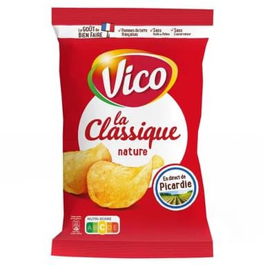 Vico Chips Classique Nature, 135g