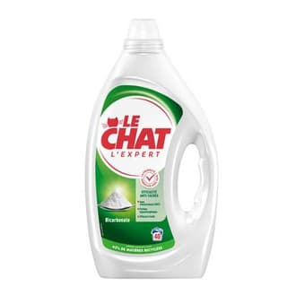 Le Chat Lessive Liquide Bicarbonate, 1,8L