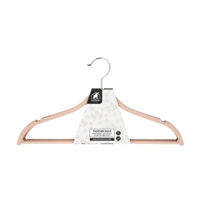 Elephant Cintre plastique soft touch, 4 cintres
