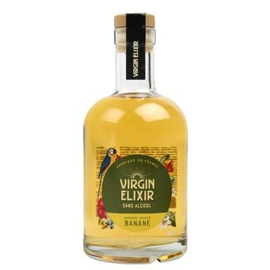 Virgin Elixir Apéritif sans alcool saveur banane, 49cl