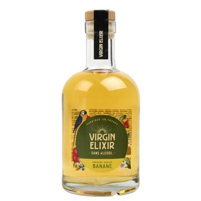 Virgin Elixir Apéritif sans alcool saveur banane, 49cl
