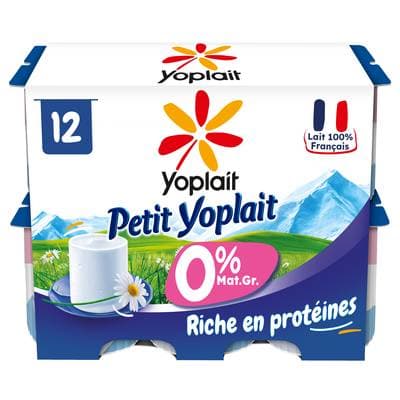 Yoplait Fromages frais 0%mg, 12x60g