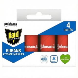 Raid Attrape-Mouches Sans Insectide, 4 pièces