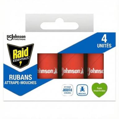 Raid Attrape-Mouches Sans Insectide, 4 pièces