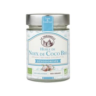 La Tourangelle Huile de Coco vierge Bio Désodorisée, 314ml