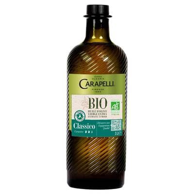 Carapelli Huile d'Olive Vierge Extra Classico Bio, 1L