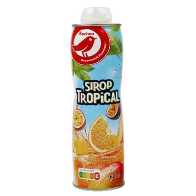 Auchan Sirop tropical, 60cl