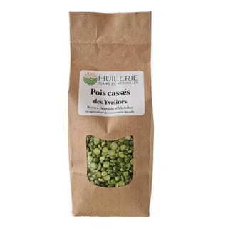 Huilerie Plaine de Versailles Pois Cassés cultivé dans les Yvelines, 500g
