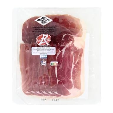 Montagne Noire Jambon Sec Supérieur 9 mois, Label Rouge, 6 tranches - 100g