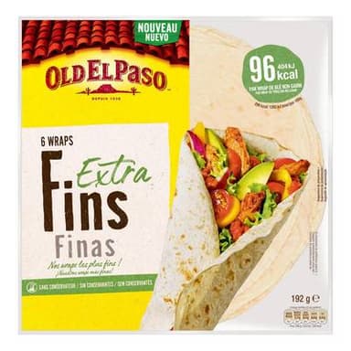 Old el Paso 6 Galettes Wraps extra fines, 192g
