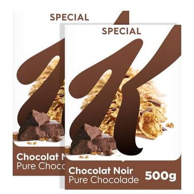 Kellogg's Céréales Special K Chocolat Noir, Lot de 2x500g