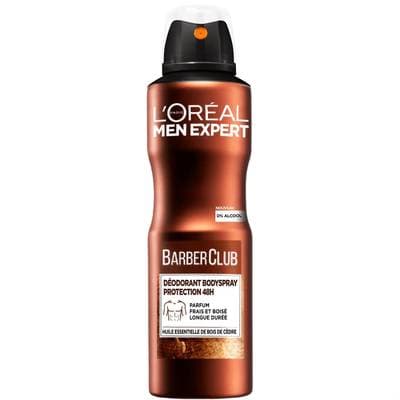 Men Expert Déodorant Huile Essentielle De Bois De Cèdre Barber Club, 75ml