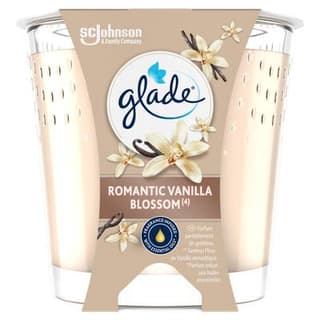 Glade Bougie Vanille Romantic Vanilla Blossom, 1 bougie