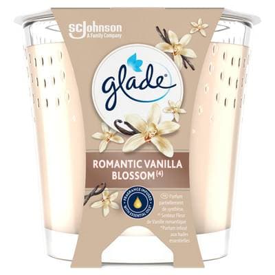 Glade Bougie Vanille Romantic Vanilla Blossom, 1 bougie