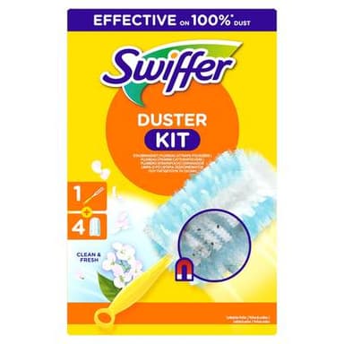 Swiffer Plumeaux kit, 1 Manche Et 4 Recharges