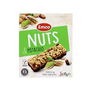 Emco Barre céréales pistache, 3 barres