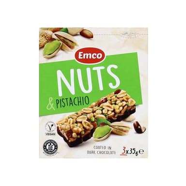 Emco Barre céréales pistache, 85g