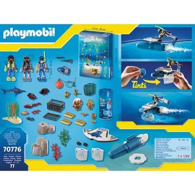 4008789707765 - PLAYMOBIL® Christmas - Calendrier de l'Avent- Jeu de bain Policiers