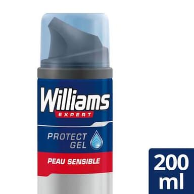 Williams Gel à raser peau sensible, 200ml