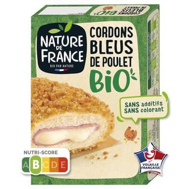 Nature De France Cordons Bleus Bio, 2x100g
