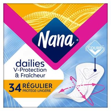 Nana Protège-slips fraîcheur quotidienne, 34 pièces